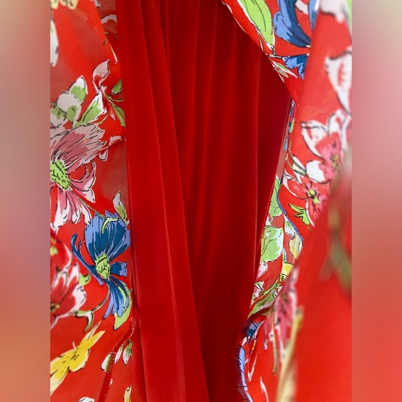 Floral Red Dress size small‎ - Picture 4 of 4